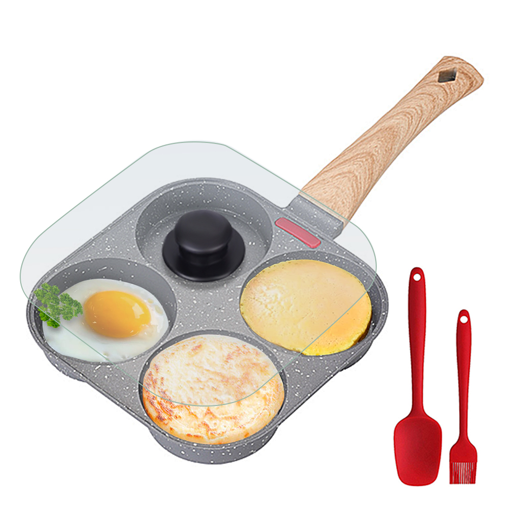 Egg Waffle Pan - مقلاة بيض غير لاصقة بأربعة أقسام