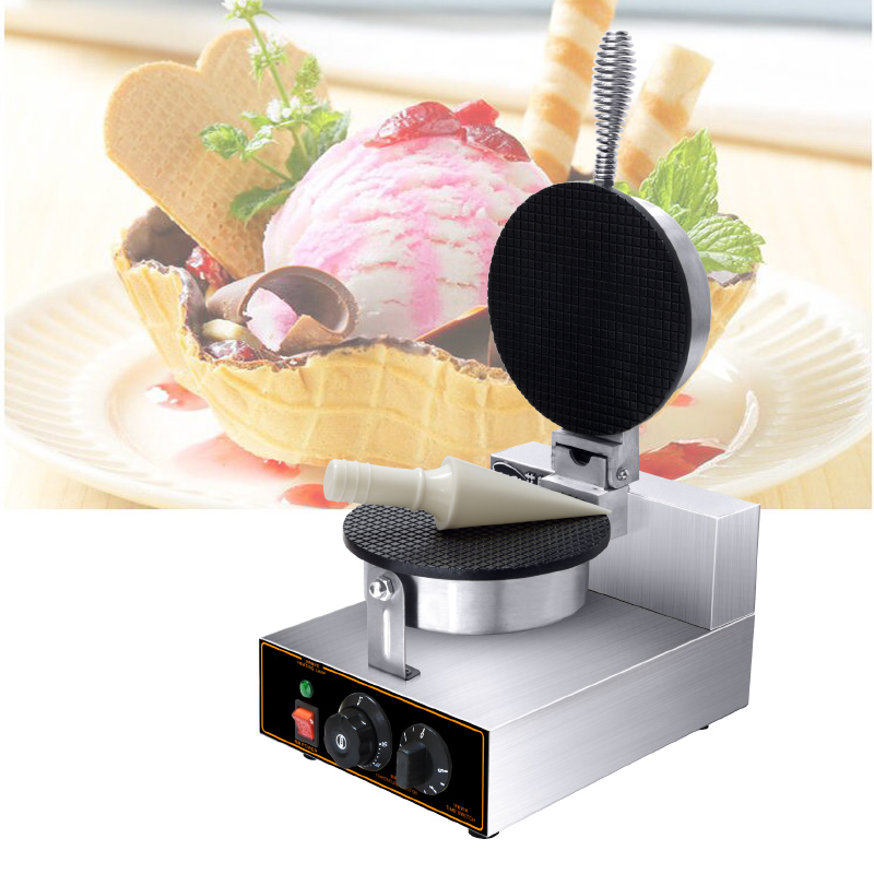 آلة جديدة لصنع لفائف البيض الم - مراجعة Waffle Cone Maker وسعره