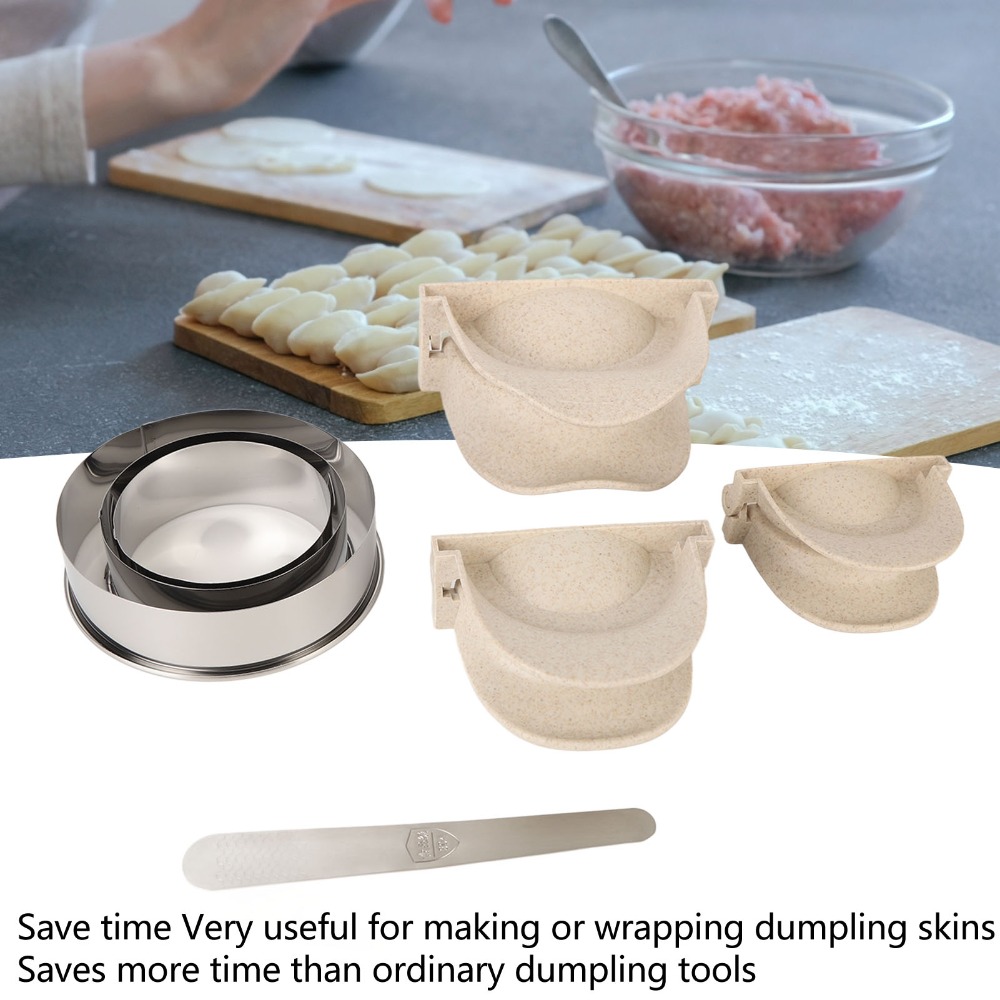 طقم صانع الزلابية من البلاستيك - مراجعة Dumpling Press Set وسعره