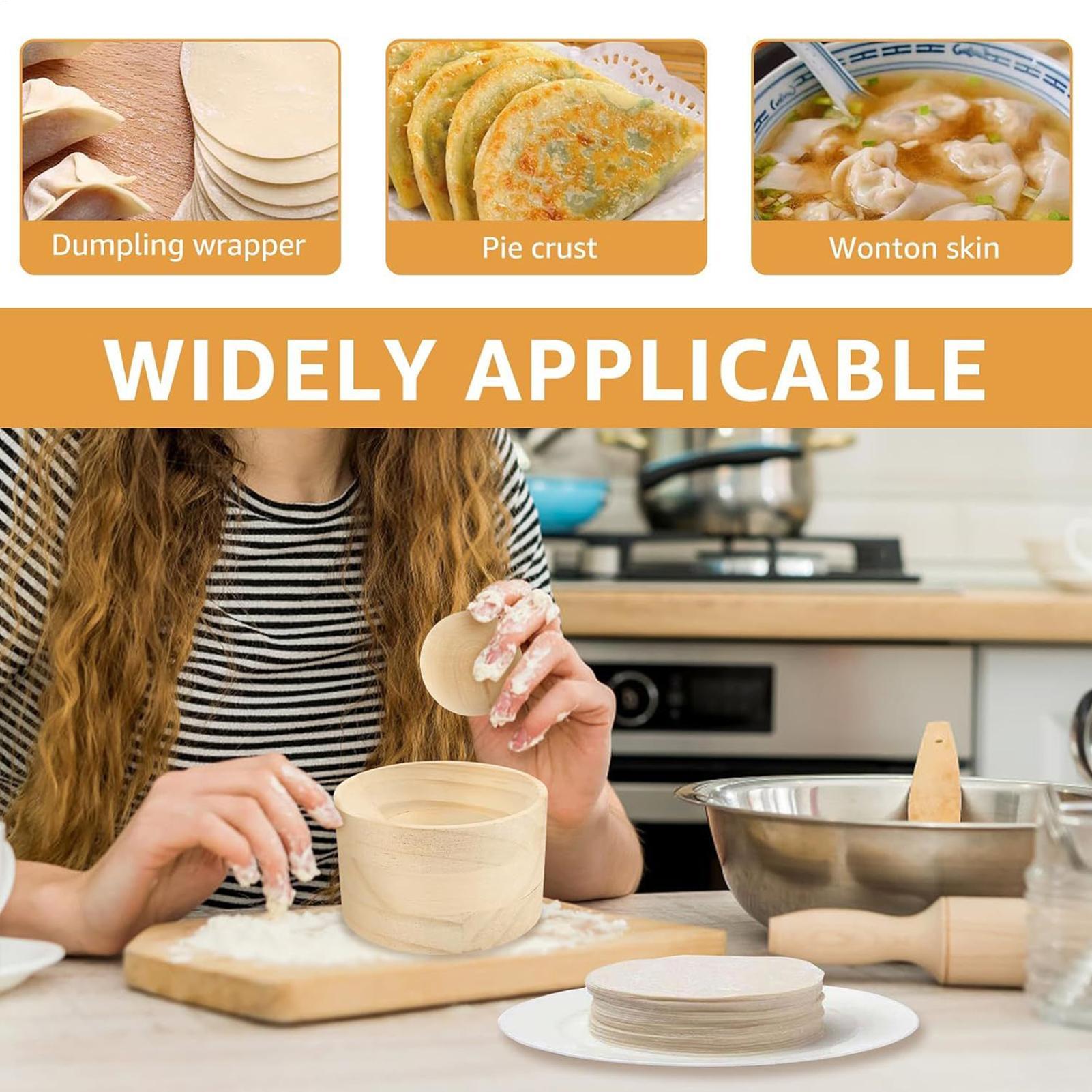 قالب ضغط لصنع الزلابية، أداة ي - مراجعة Dumpling Press Set وسعره