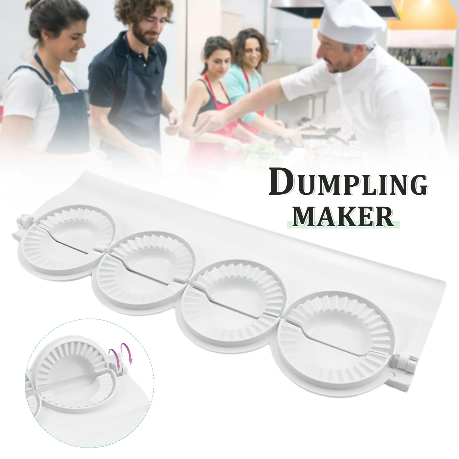 كبير لتقوم بها بنفسك زلابية قا - مراجعة Dumpling Press Set وسعره